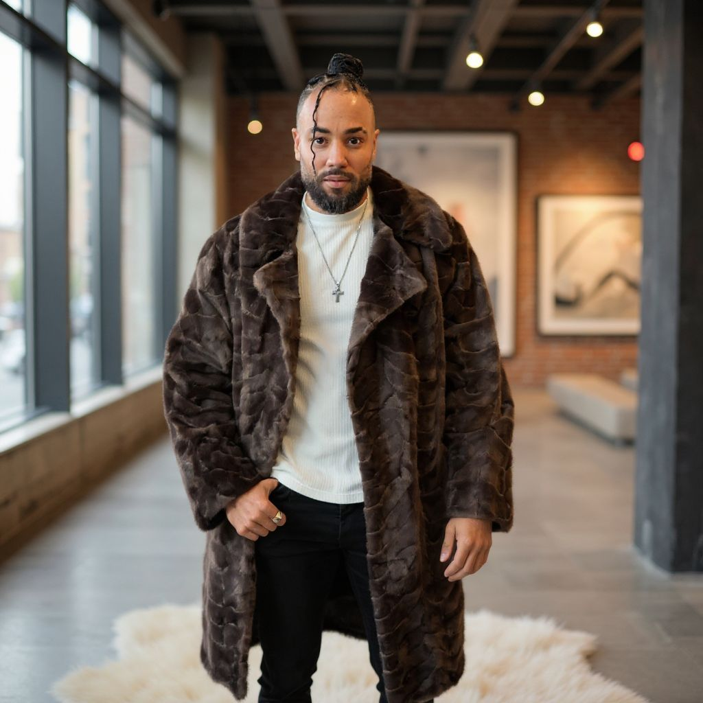 Men's Mink Fur Coat