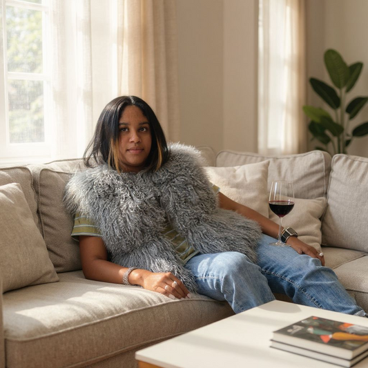 Tibetan Lamb Fur Vest